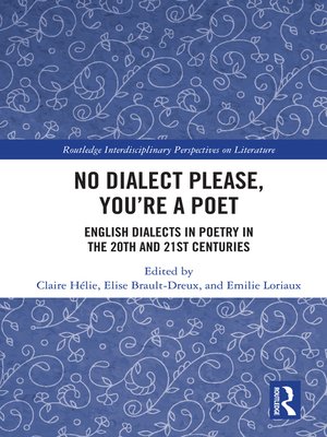 cover image of No Dialect Please, You're a Poet